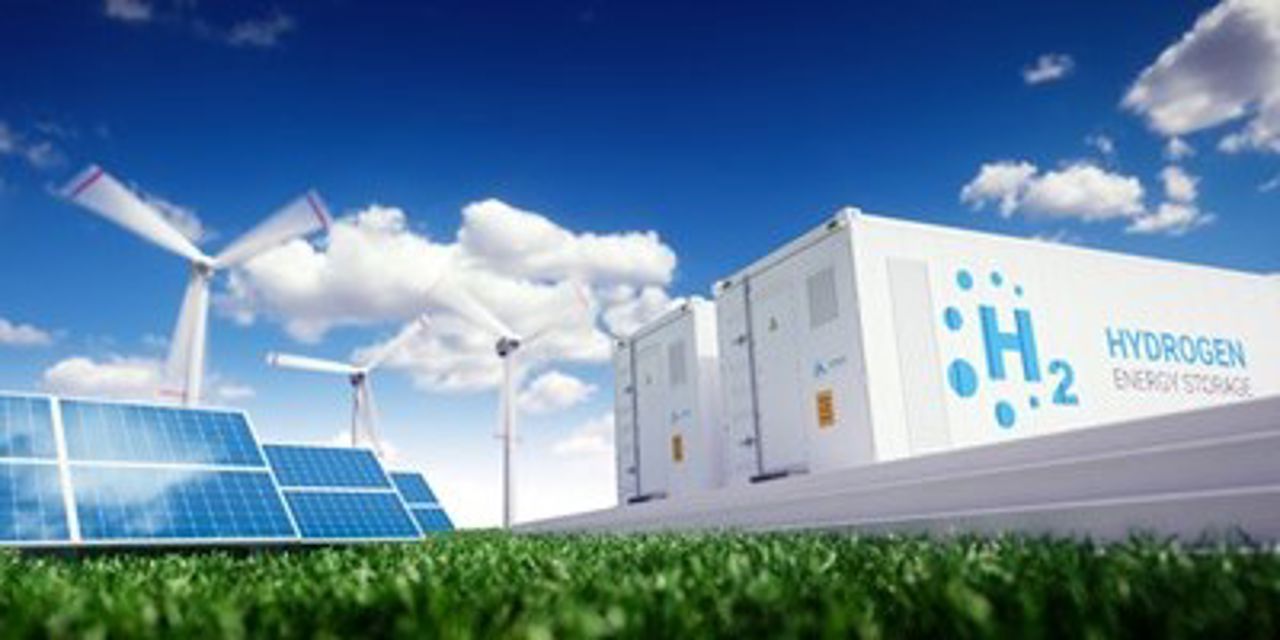 Hydrogen, wind turbines and solar cells
