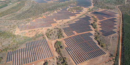 Santiz solar park in Spain