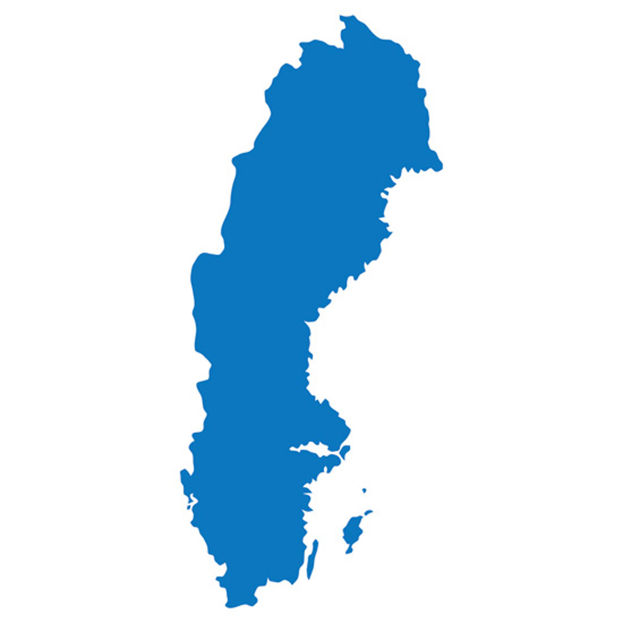 Map of Sweden